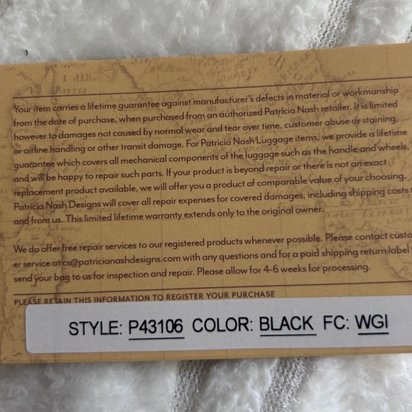 NWOT Patricia Nash Black Leather Hand Tooled Shoulder Bag Crossbody Purse Cover - Picture 9 of 17